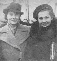 Лиза Остроградская (слева) и Валя Петрова